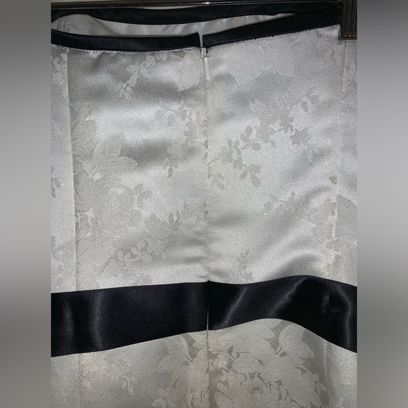 Vintage Jessica McClintock for Gunne Sax ruffle dress size 9 white black - Picture 12 of 15